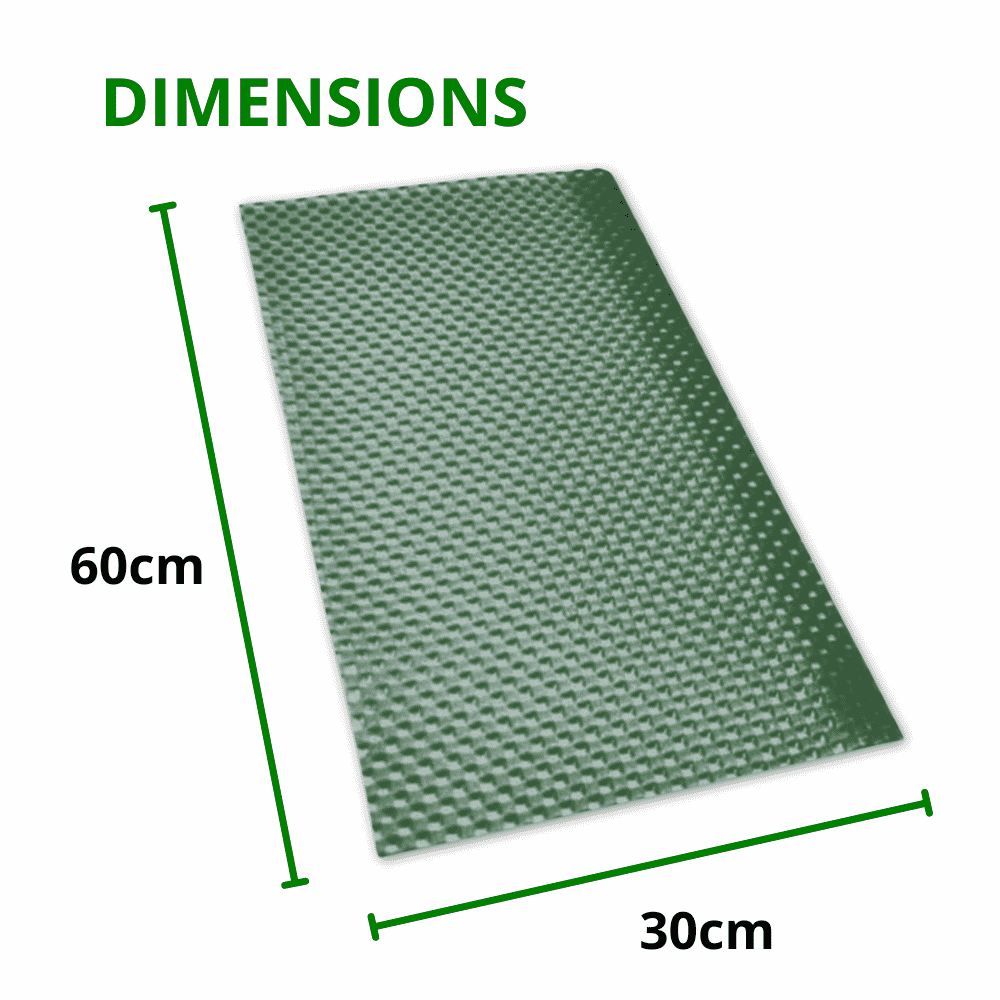 fridge drawer liner forest green dimensions
