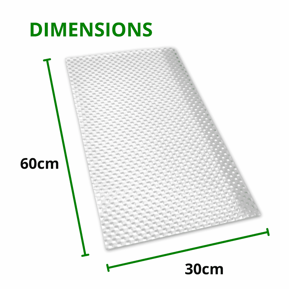 fridge drawer liner pearl white dimensions