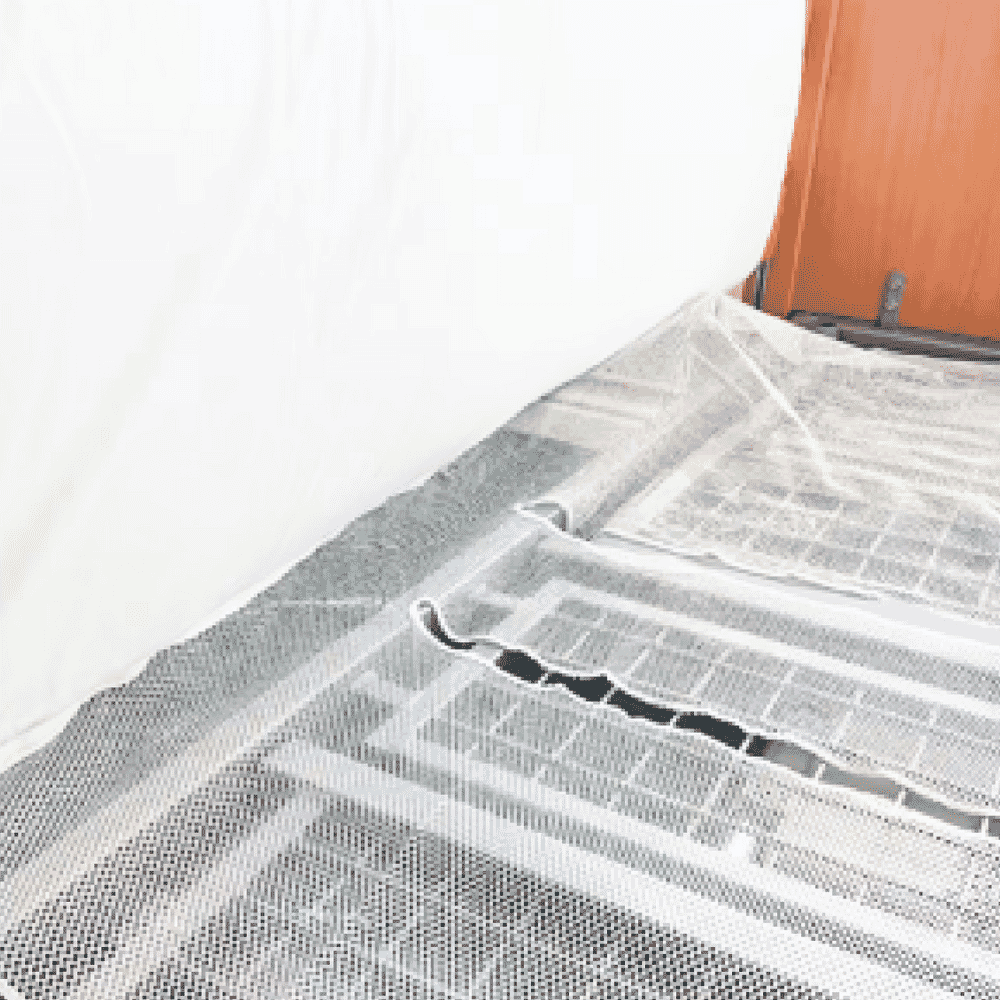 full length connected cot bumpers net