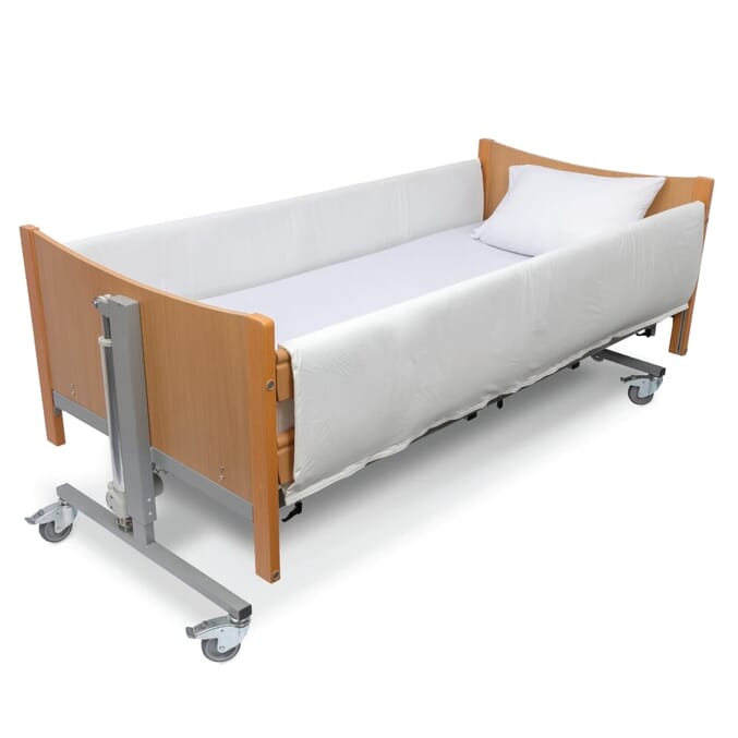full length cot side bumpers full view