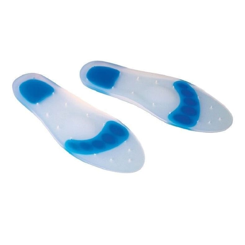 full length silicone insoles with pads