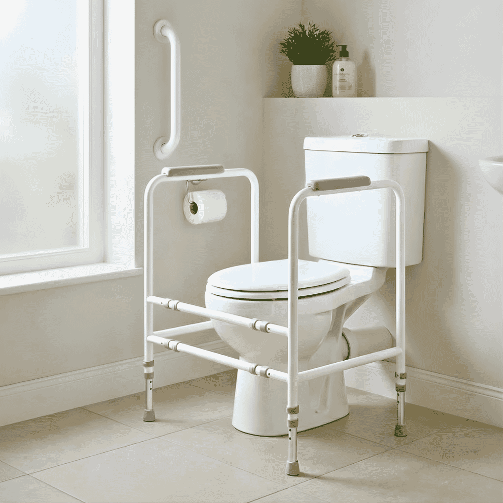 Fully Adjustable Toilet Frame