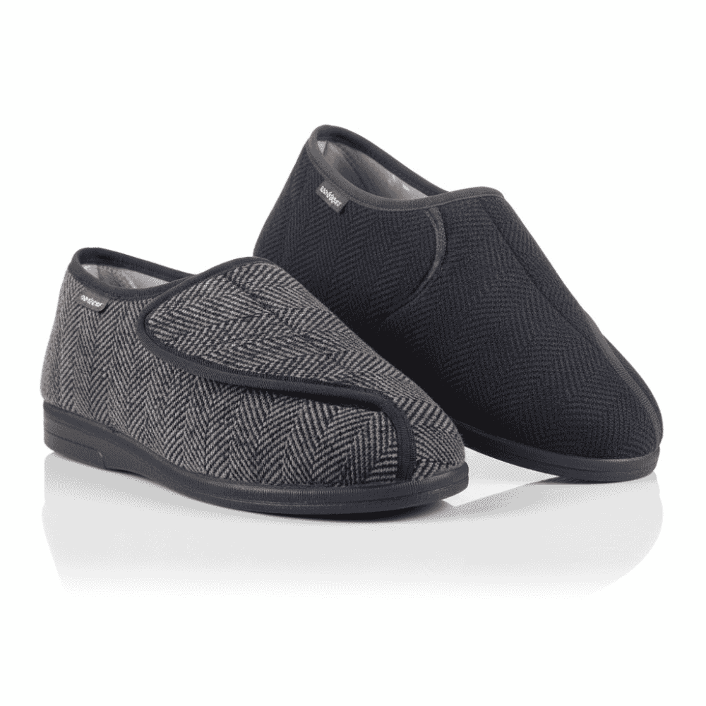 Gary Mens Extra Wide Slipper