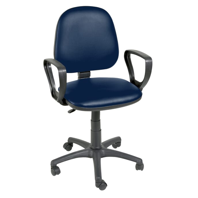 gas lift chair with arms blueberry