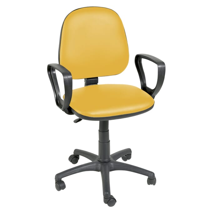 gas lift chair with arms sunflower