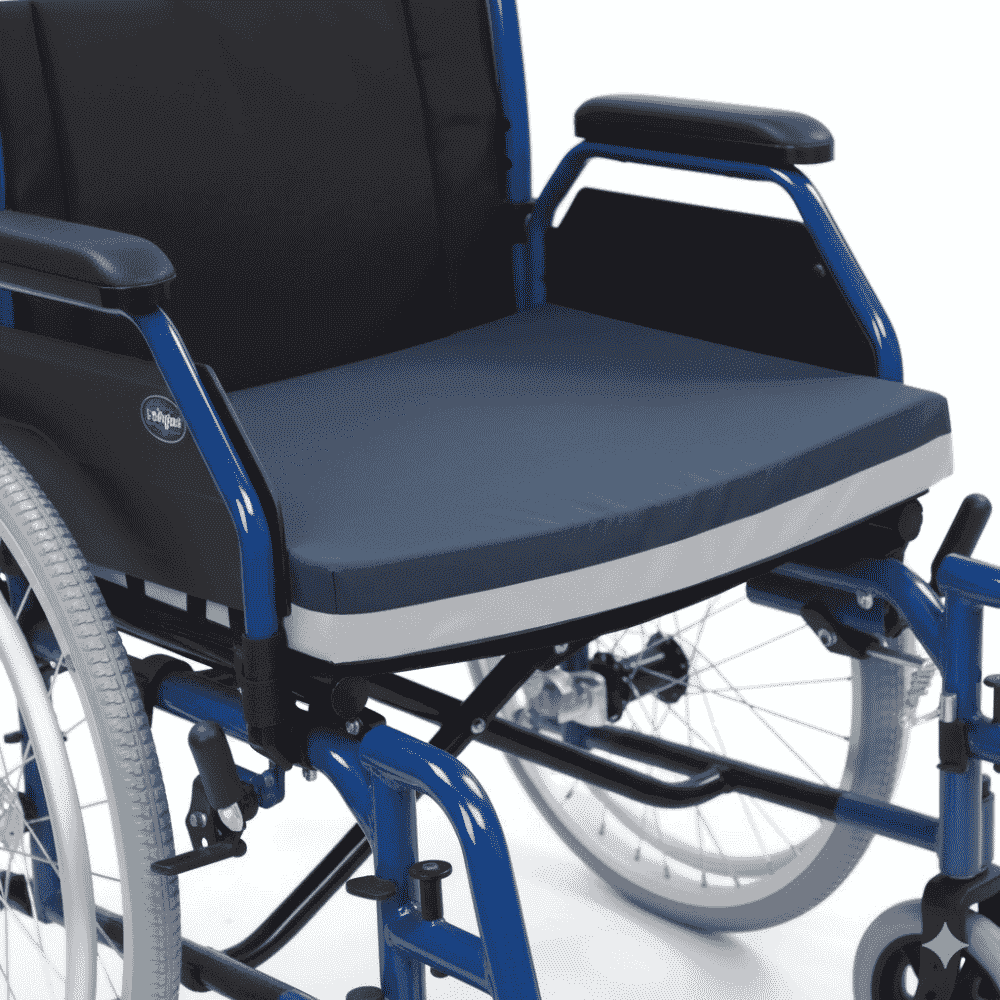 gel filled wheelchair seat cushion 2 inch on seat