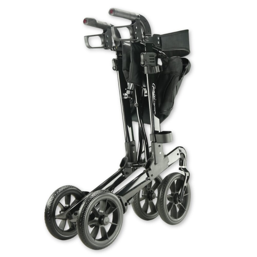gemini dual fold rollator flat