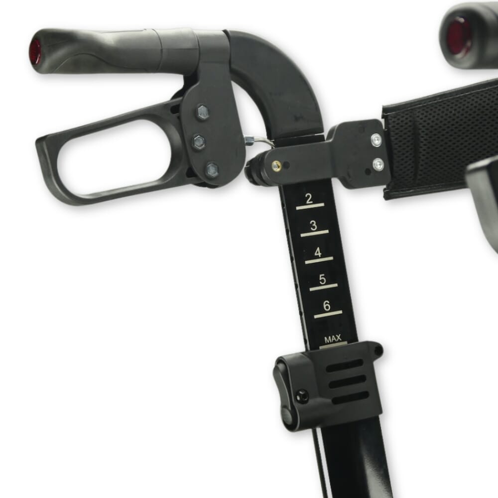 gemini dual fold rollator handle