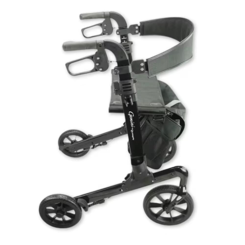 gemini dual fold rollator side