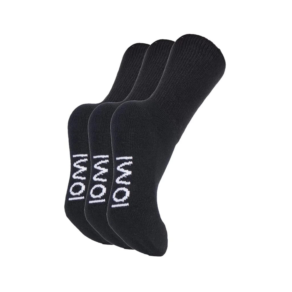 gentle grip cushioned foot diabetic socks 3 pairs 12 14 black
