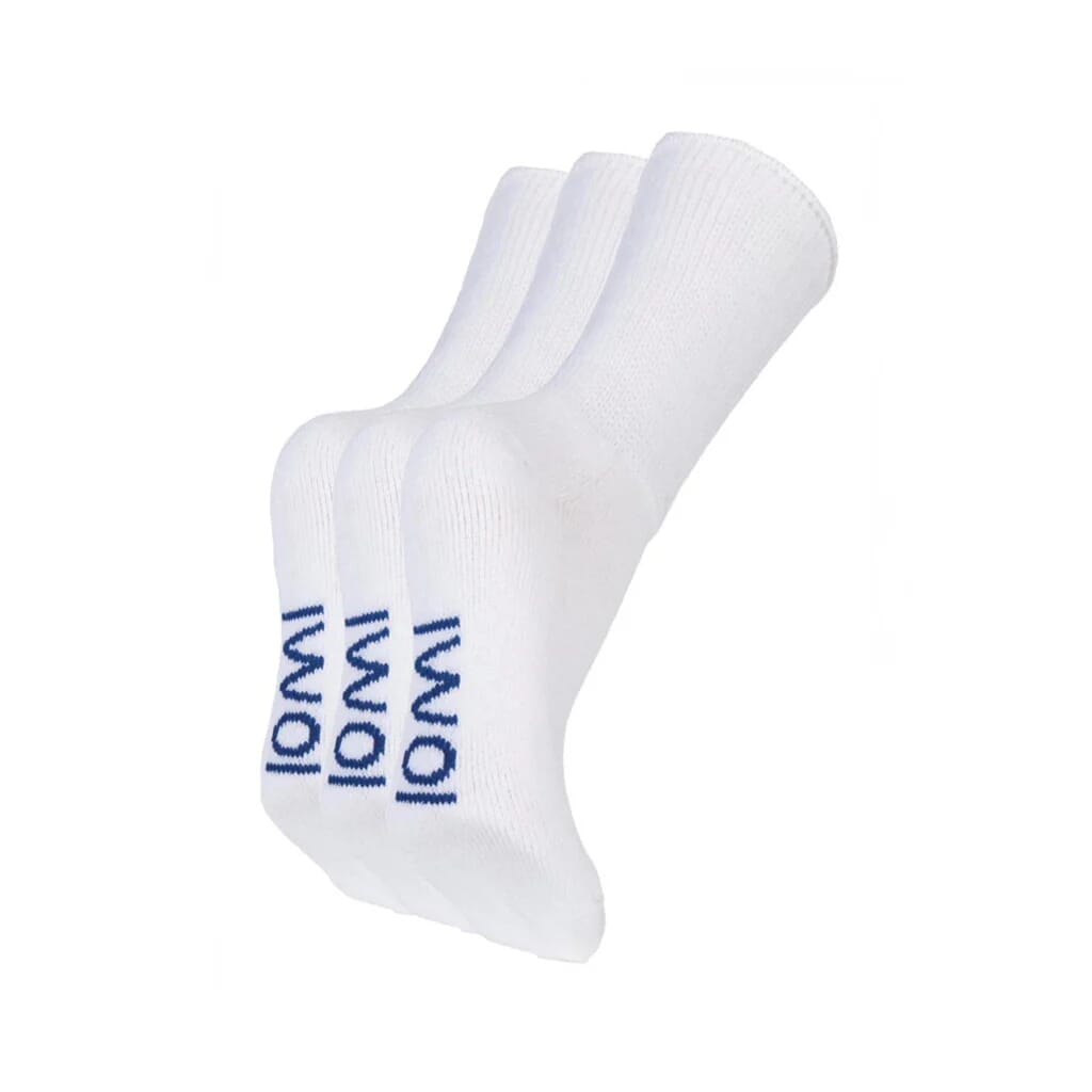 gentle grip cushioned foot diabetic socks 3 pairs 6 8 5 white
