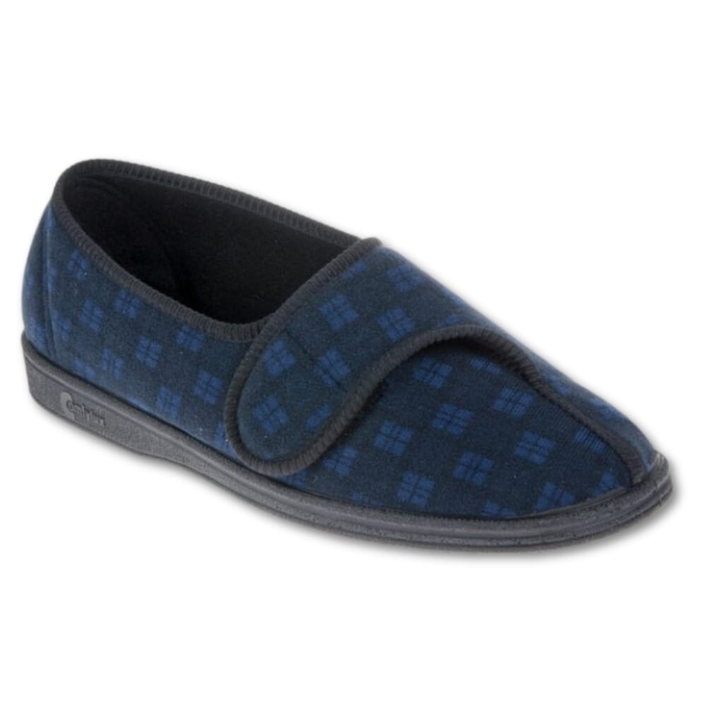 View Gents Paul Slipper Blue Size 8 information