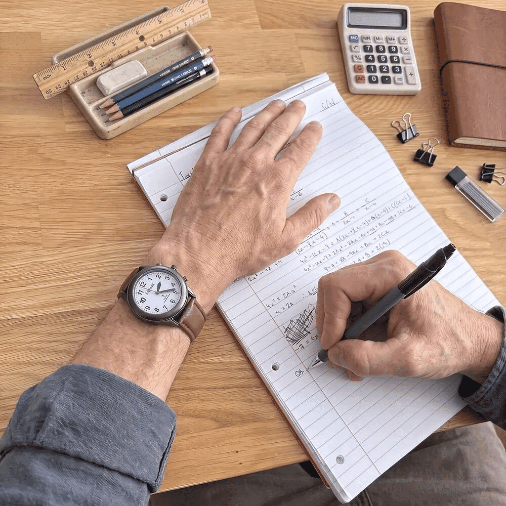 gents talking atomic watch lifestyle