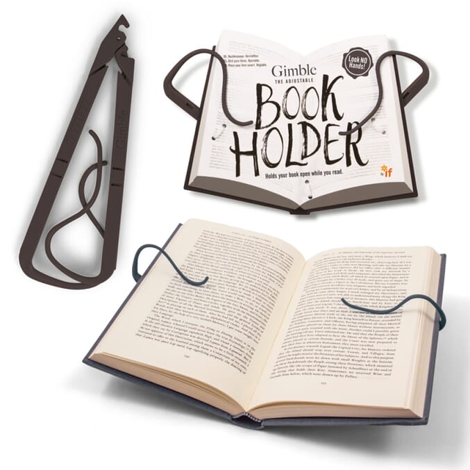 gimble adjustable book holder urban grey