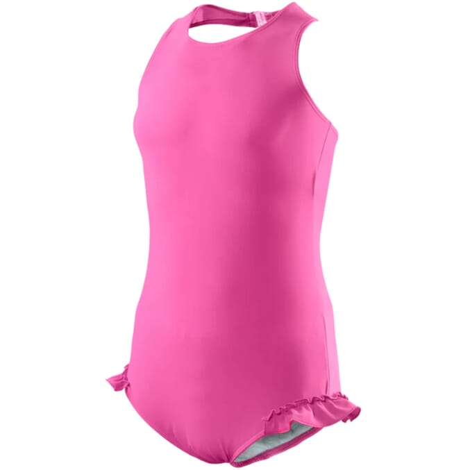 girls incontinence swimsuit pink