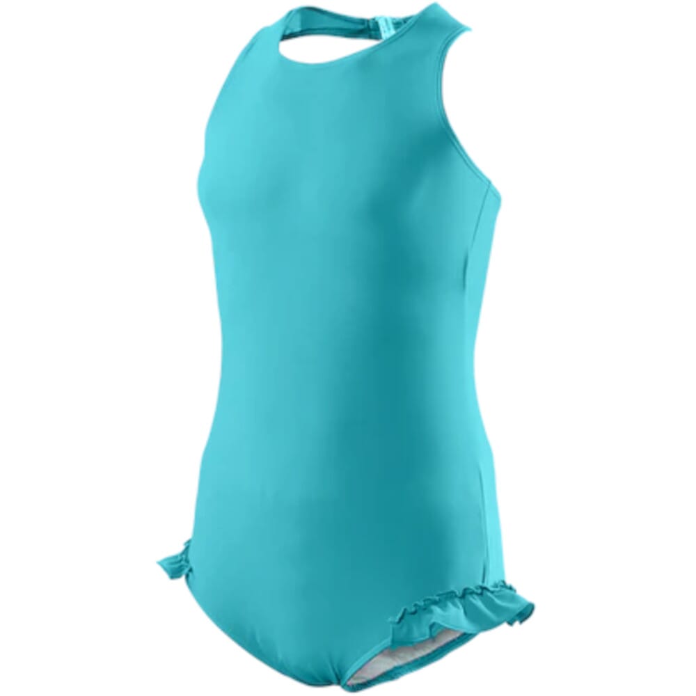 girls incontinence swimsuit turq