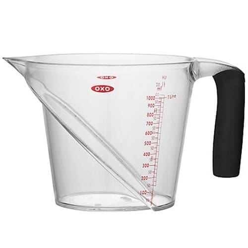 good grips angled measuring jug side view