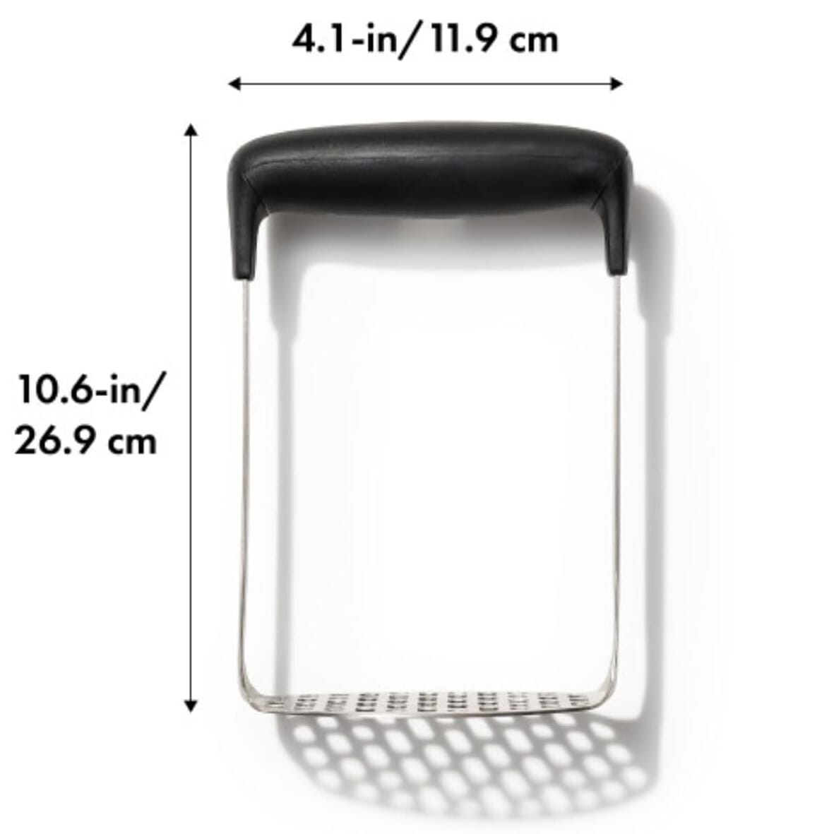 good grips potato masher dimensions