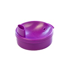 Graduated 2 Handled Beaker - Optional Lid - Wide Spout - Purple