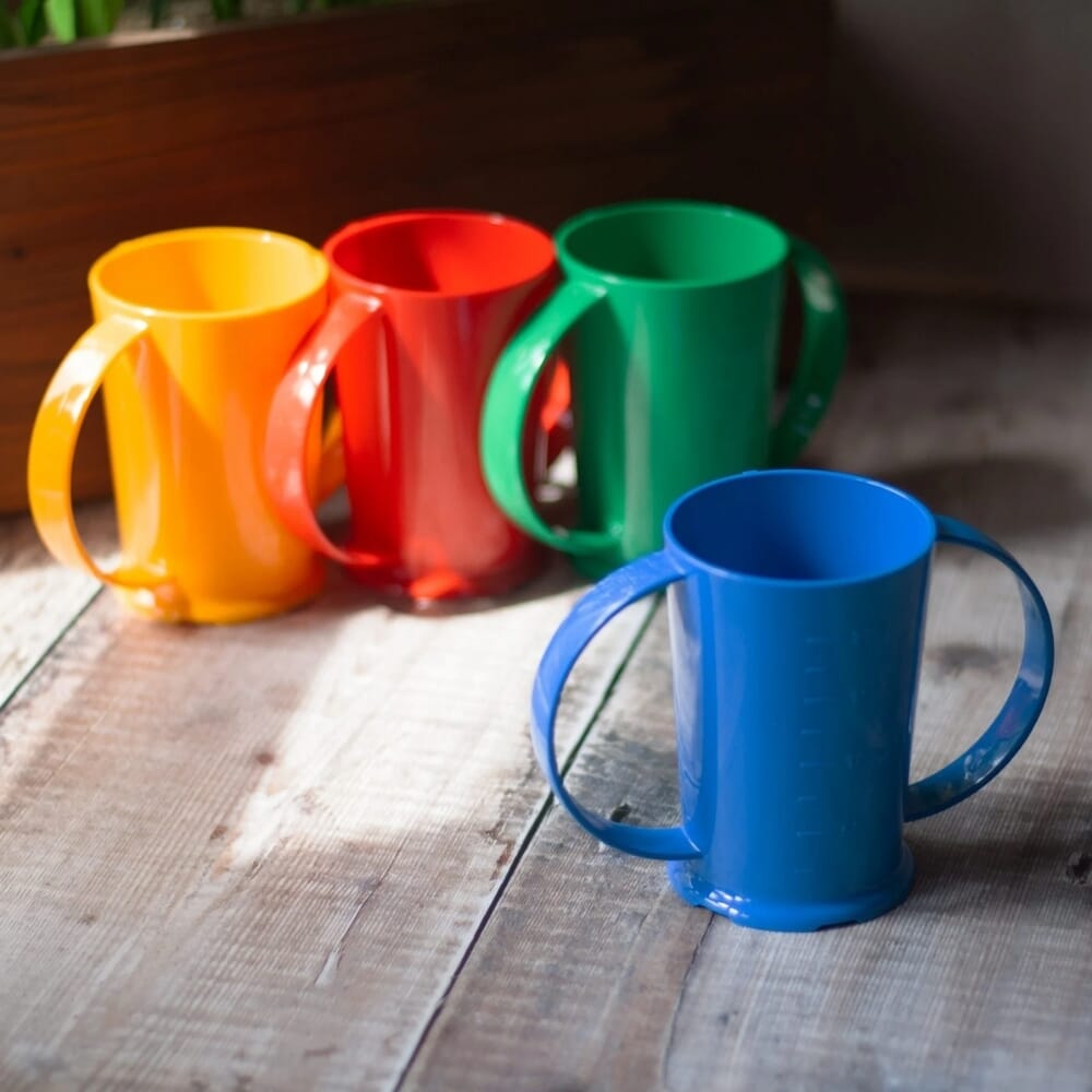 graduated two handled beaker group shot