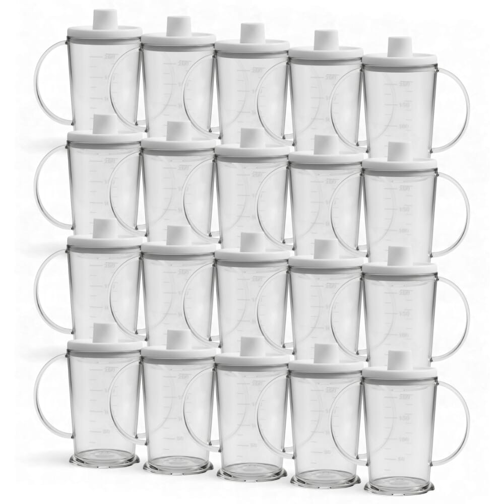 graduated two handled feeding beaker clear pack of 20