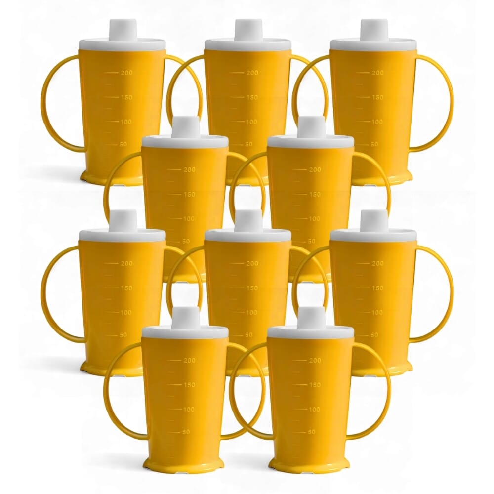 Graduated Two Handled Feeding Beaker Yellow Pack …