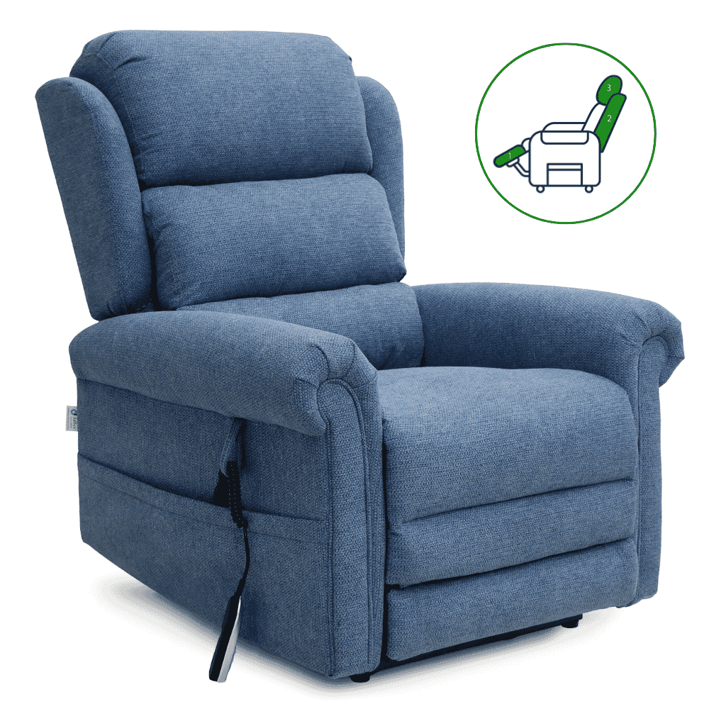 grande dallux everest triple motor riser recliner chair marine