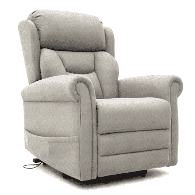 grande dallux nevis four motor riser recliner chair cream