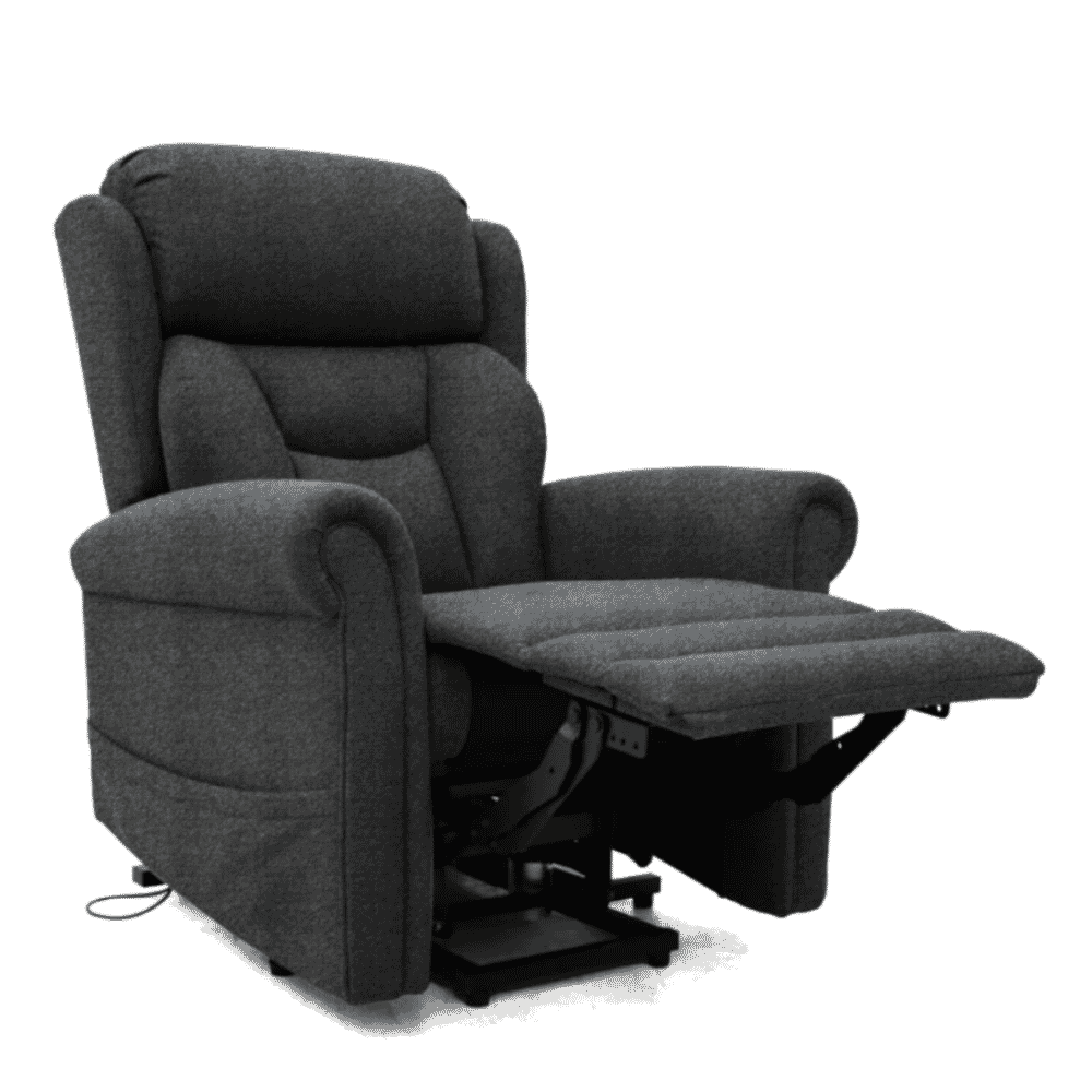 grande dallux nevis four motor riser recliner chair graphite reclining