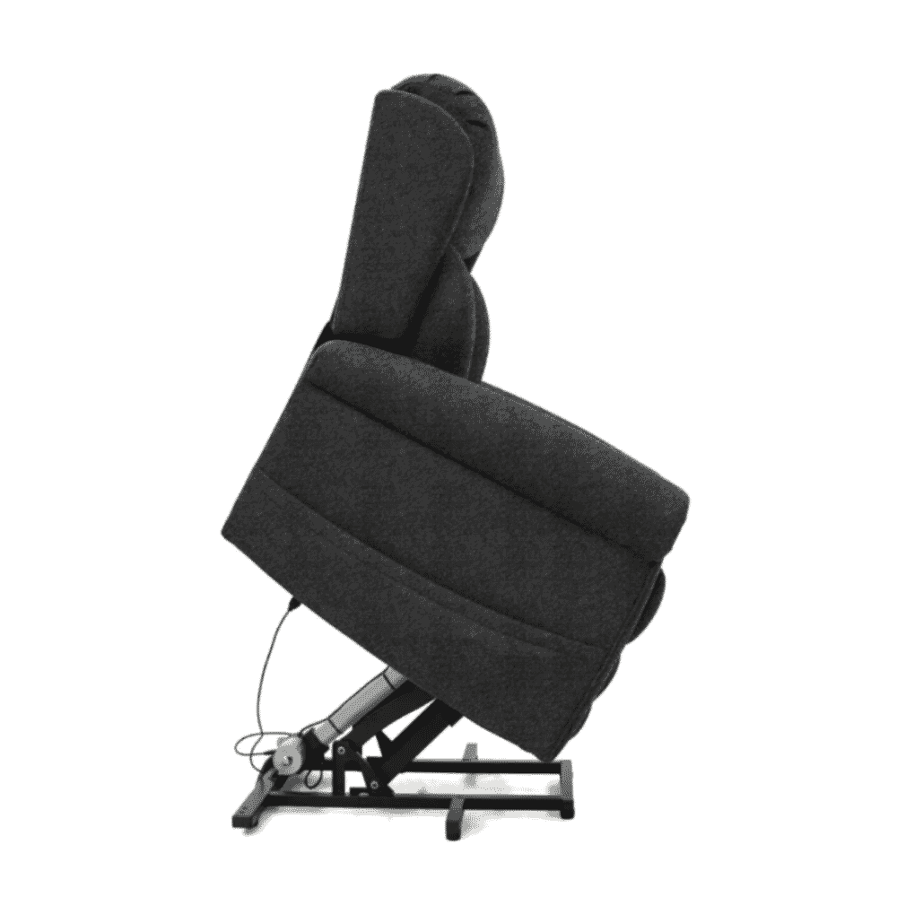 grande dallux nevis four motor riser recliner chair graphite rising side view