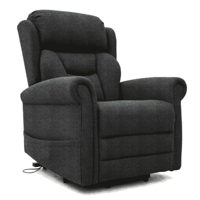 grande dallux nevis four motor riser recliner chair graphite