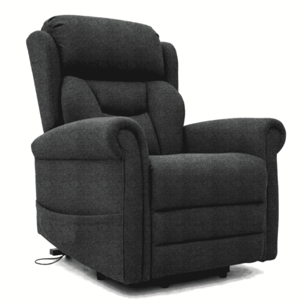 grande dallux nevis four motor riser recliner chair graphite