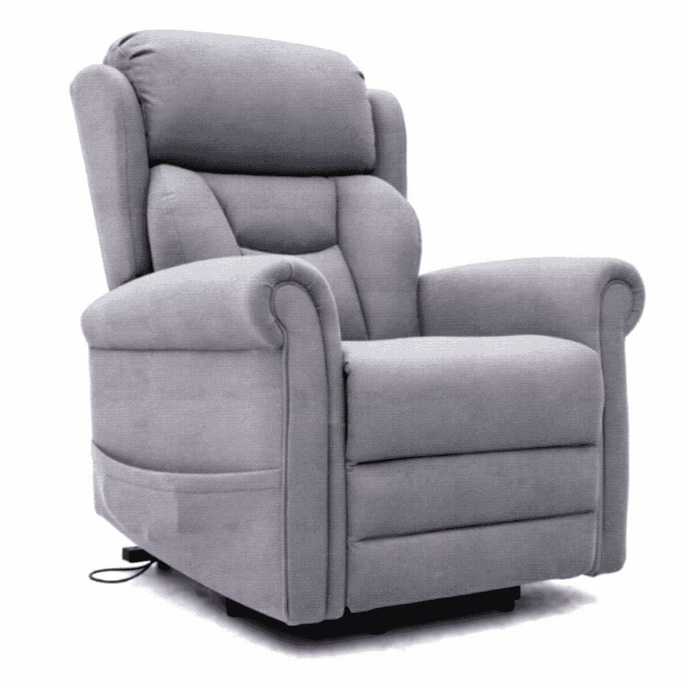 grande dallux nevis four motor riser recliner chair grey