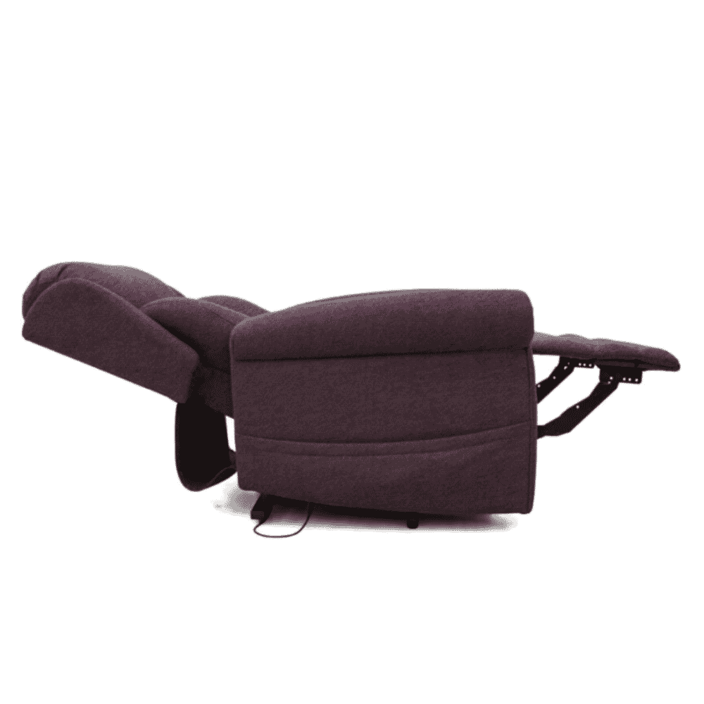 grande dallux nevis four motor riser recliner chair rose side view