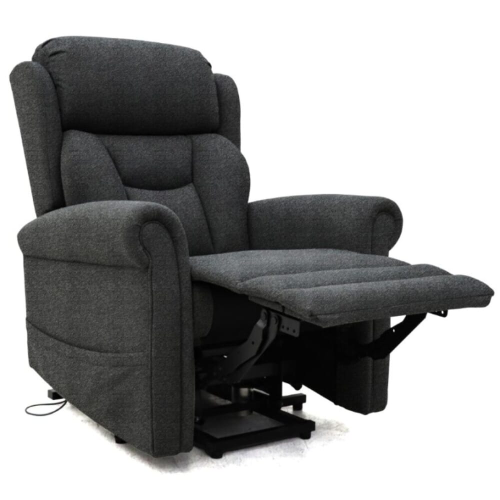 grande dallux nevis triple motor riser recliner chair graphite reclining