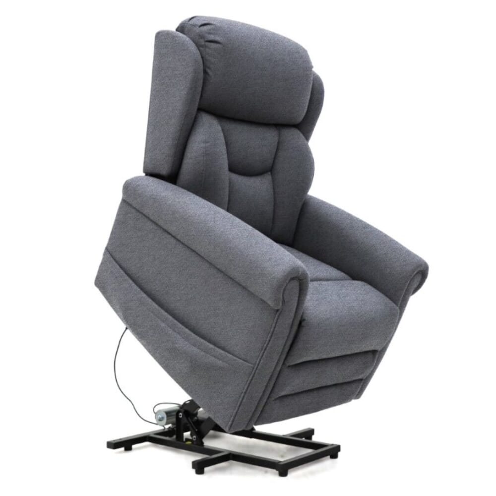 grande dallux nevis triple motor riser recliner chair grey rising