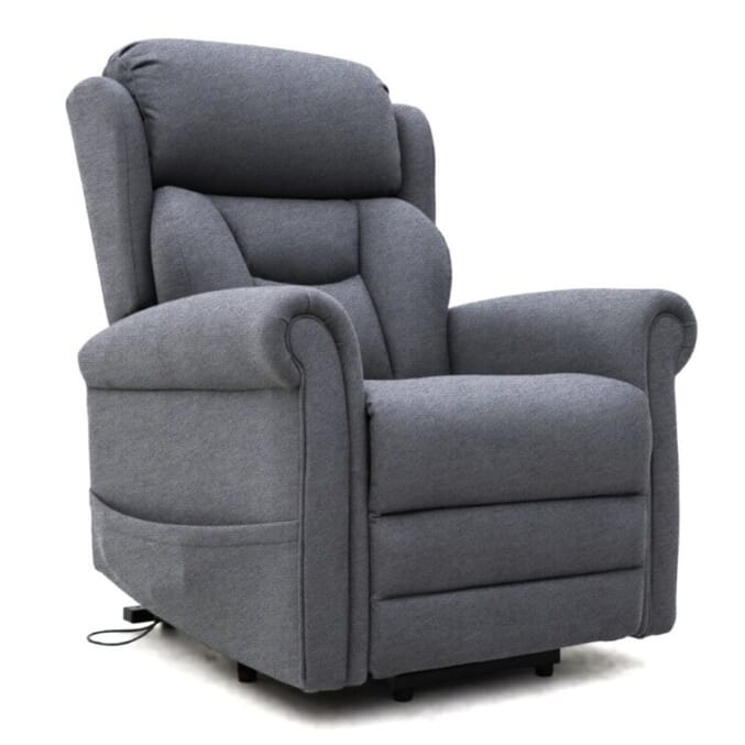 grande dallux nevis triple motor riser recliner chair grey