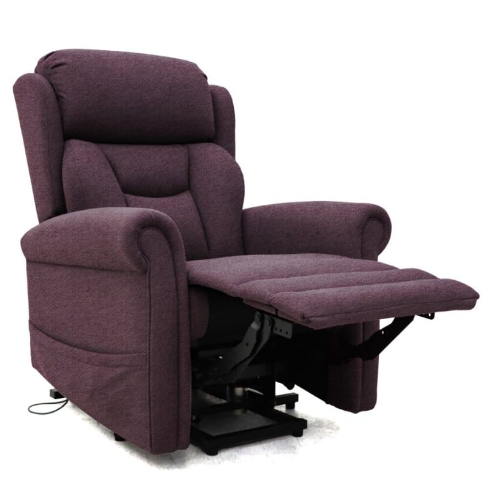 grande dallux nevis triple motor riser recliner chair rose reclining