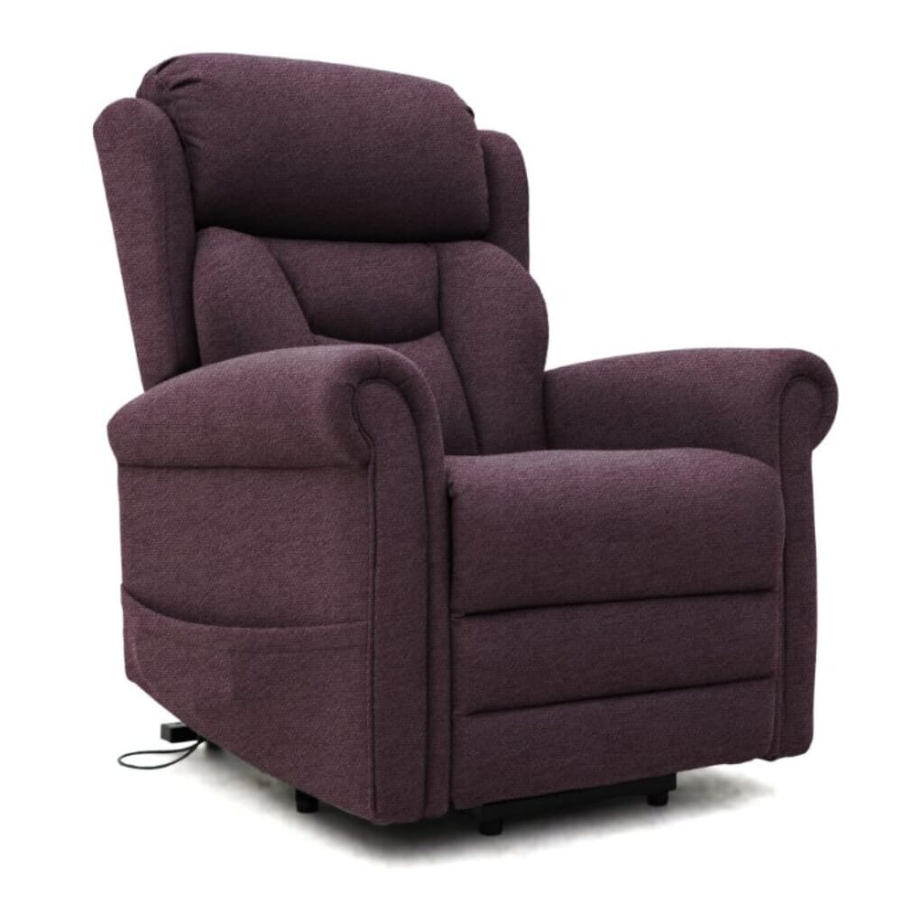 grande dallux nevis triple motor riser recliner chair rose