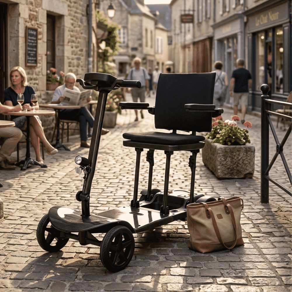halo folding mobility scooter lifestyle