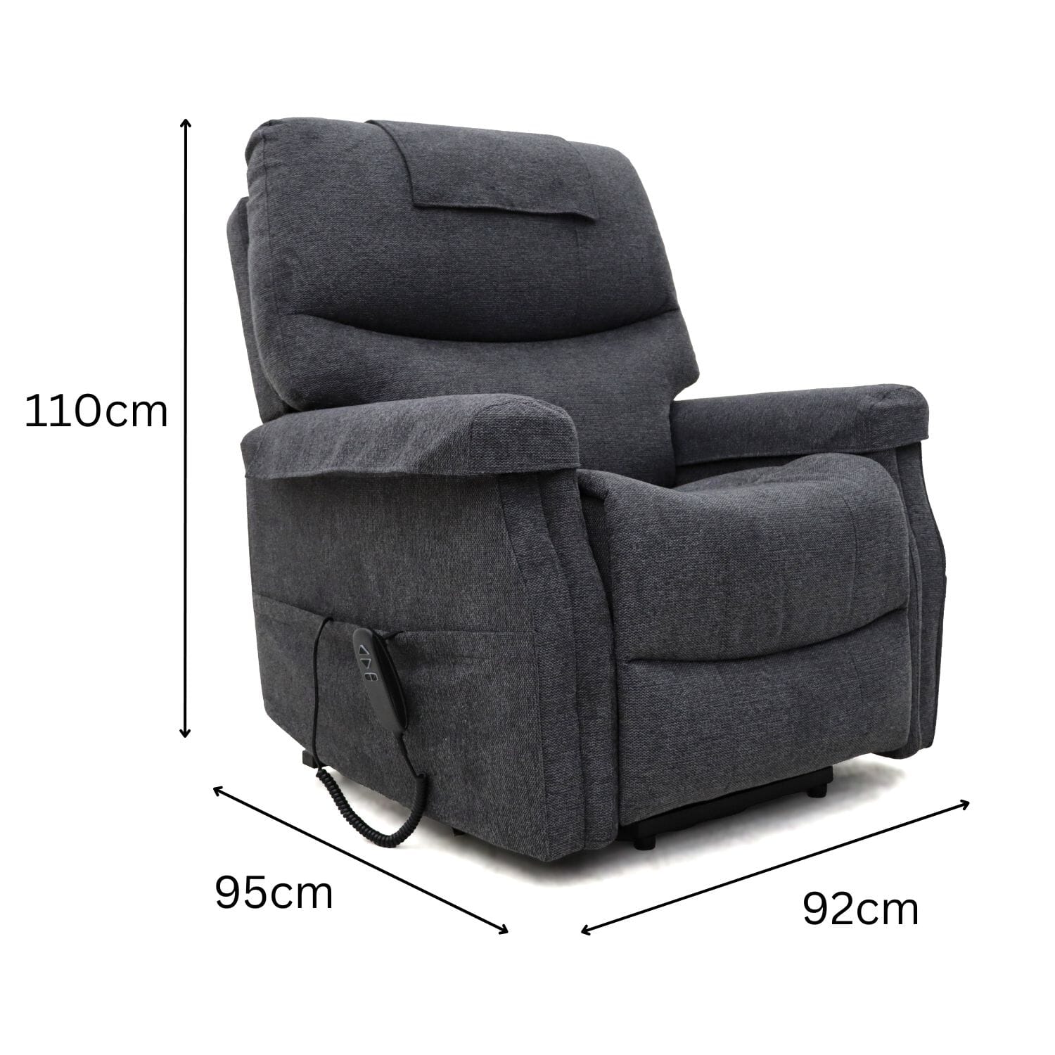 hamdon rise recline chair dimensions