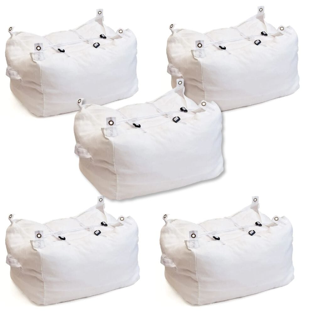 View Hamper Laundry Bag White 5 Bags information