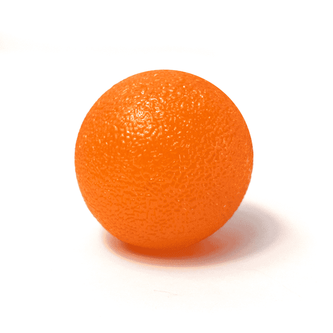 hand and fingers gel resistance exercise ball firm orange