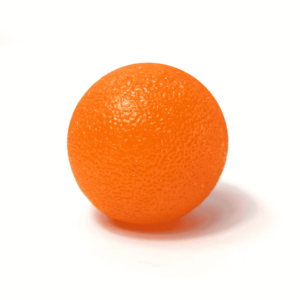 hand and wrist gel ball orange soft resistance