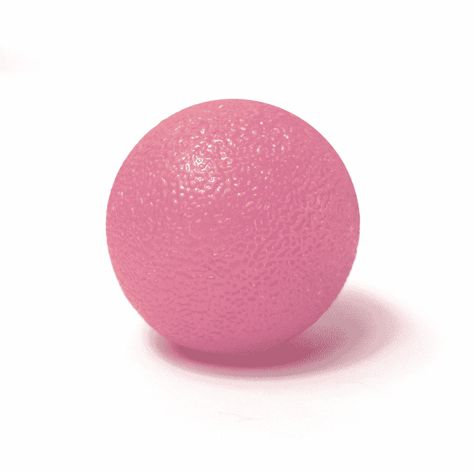 hand fingers gel resistance exercise ball extra soft pink 