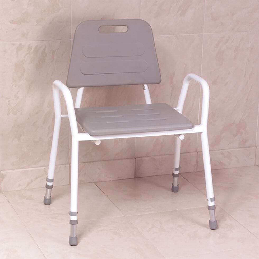 View Handicare Shower Stool Optional Backrest information