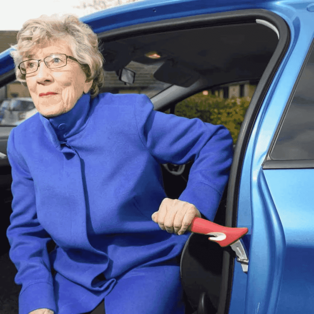 handybar vehicle assist bar in use