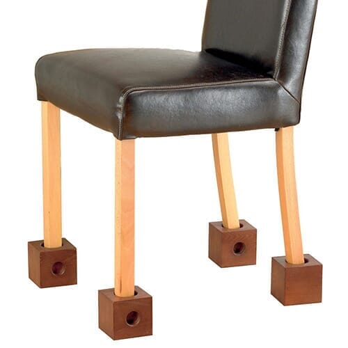 hardwood furniture raisers in use