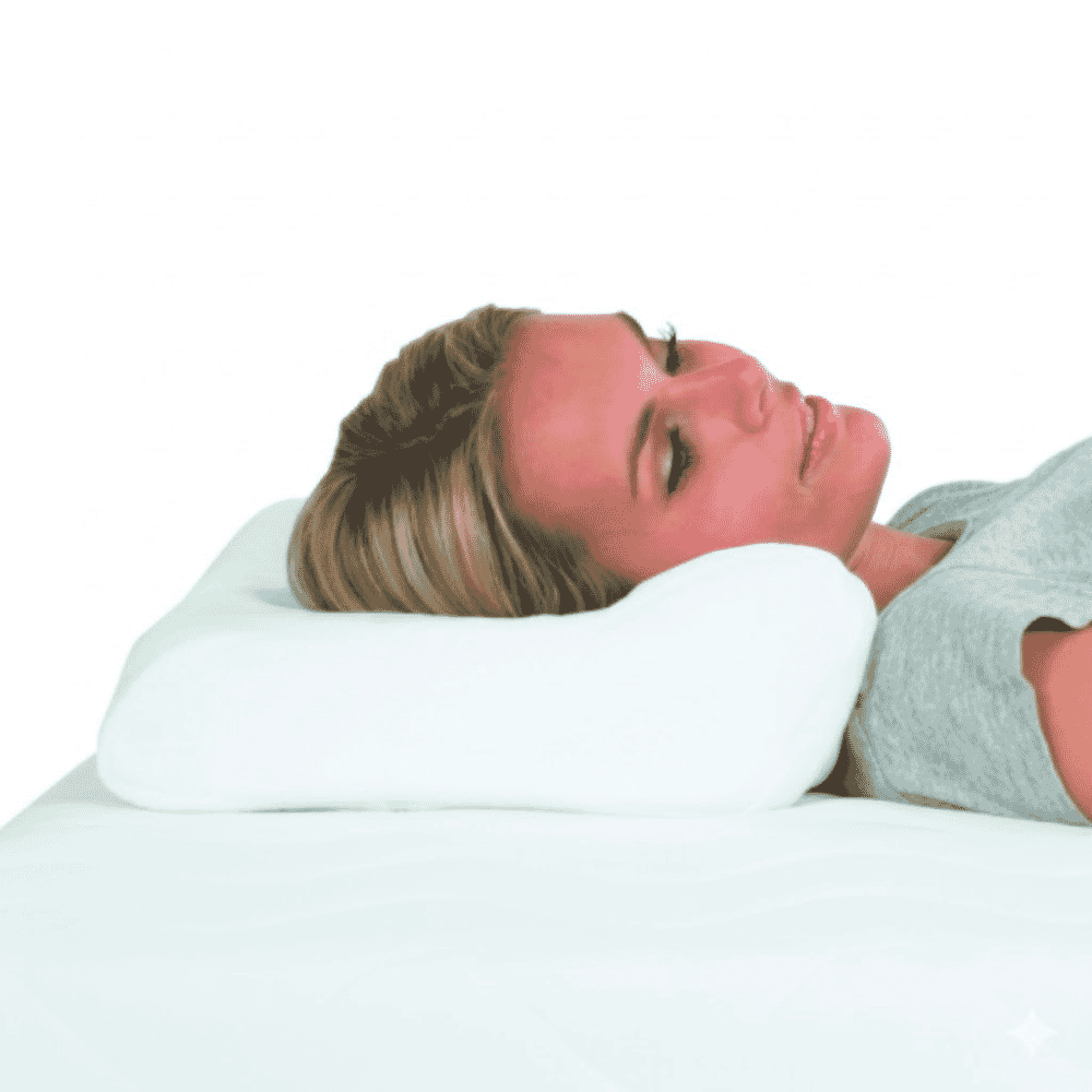 harley og ortho pillow in use