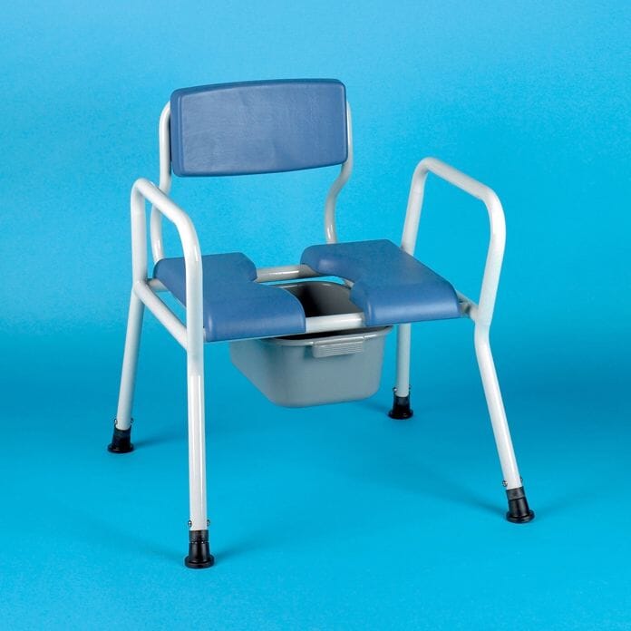 Extra Wide Bedside Commode 24" Seat Width from Essential Aids